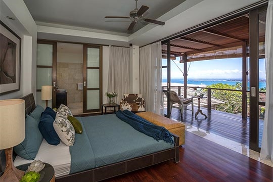 Guest bedroom with amazing view